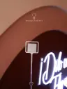 Porta tarjeta transparente